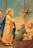 Christus heilt einen Falls&uuml;chtigen.
Tafelbild um 1750
